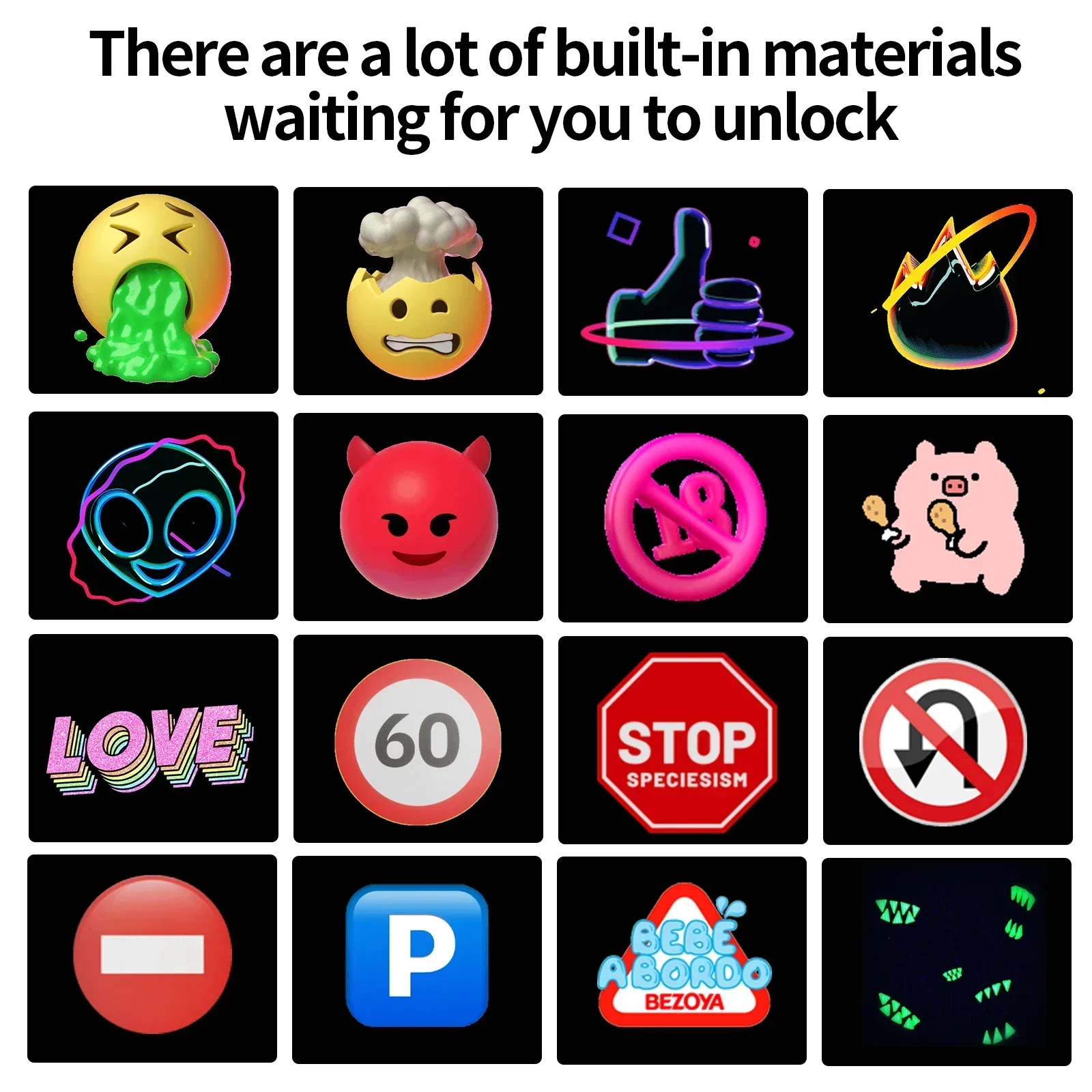 32x32led DIY Car LED Sign Smart Matrix Pixel Panel Lamp Mobile Phone APP Control forWindshield Display Screen Auto Decoration