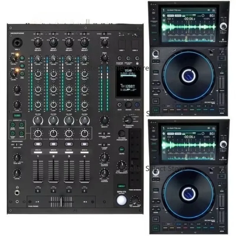 

NEW DJ SC6000 Players + Denon DJ X1850 Mixer and Covers Bundle