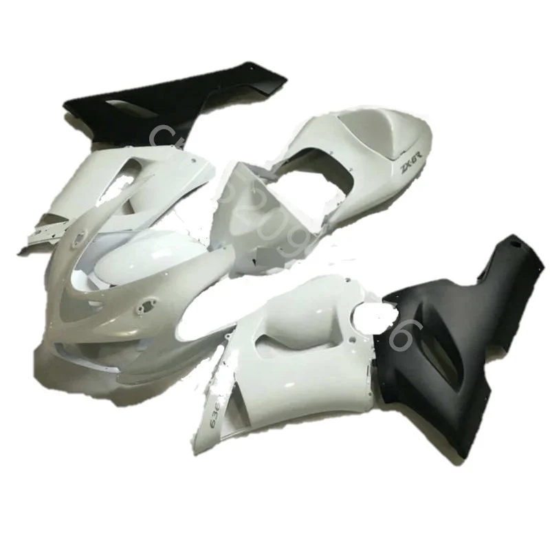 Hot sales Motorcycle Fairing kit for KAWASAKI Ninja ZX6R 636 05 06 ZX 6R 2005 2006 zx6r 05 06  white black  Fairings set