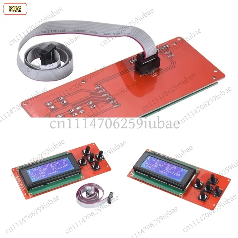 BK LCD2004 Blue Screen Control Panel Display Monitor RAMPS 1.4 For A8 A8L 3D Printer Replacement Parts