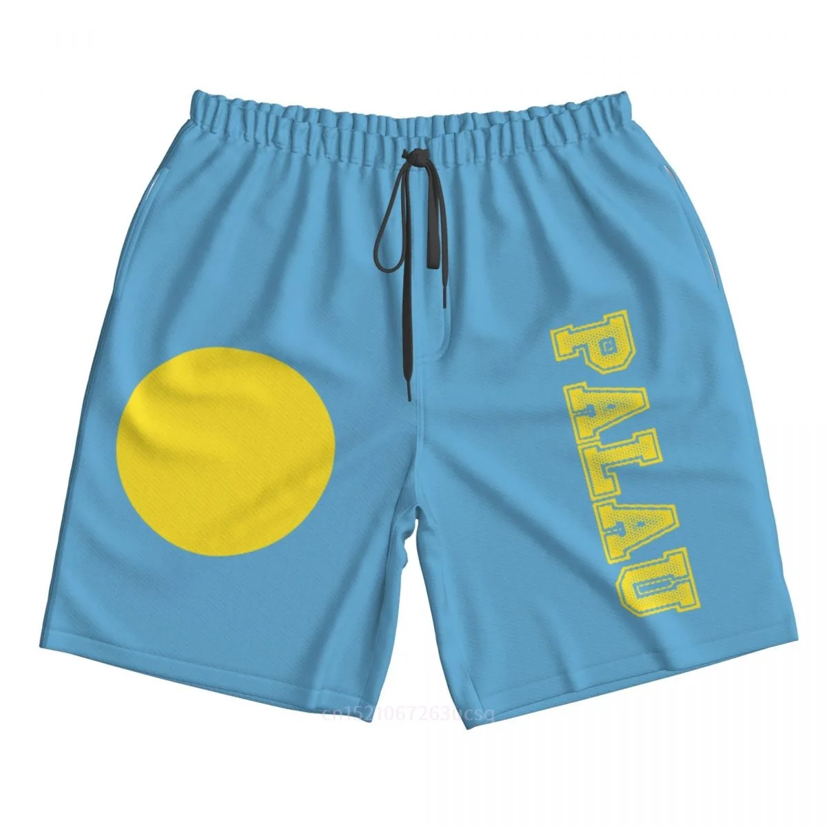 2023 Zomer Polyester Palau Land Vlag 3D Gedrukt Mannen Board Shorts Strand Zak Running Zomer Broek