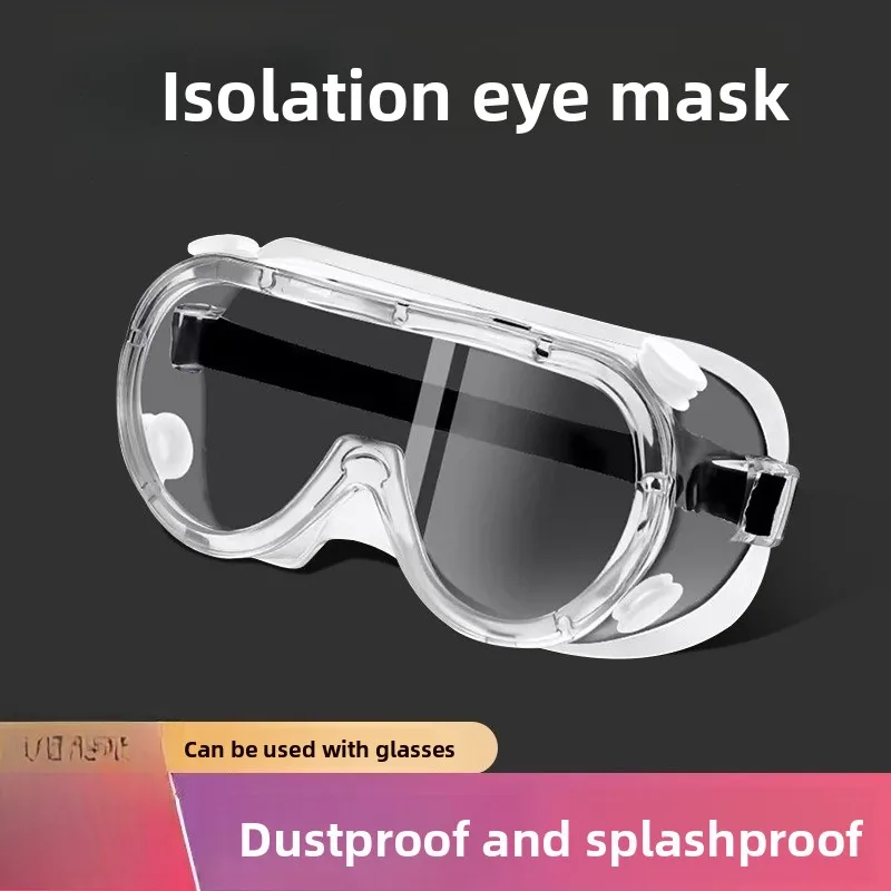 

Anti-Fog Safety Goggles, Transparent Eye Protection Against Splash, Full Face Shield with Comfort Fit