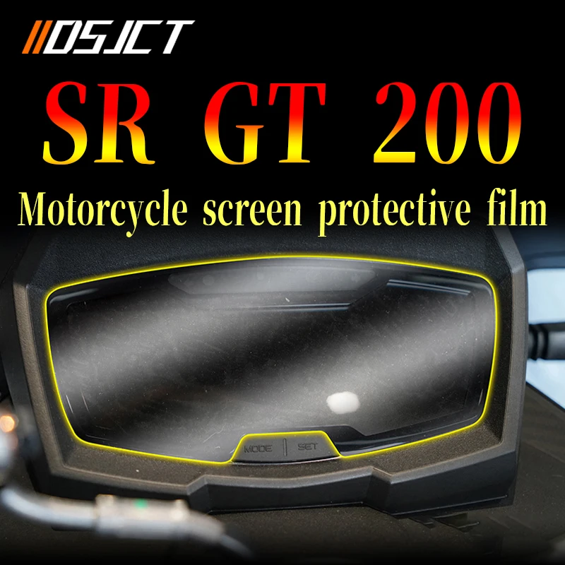 Motorcycle Cluster Scratch Cluster Screen Protection Film Protector For Aprilia SR GT 200