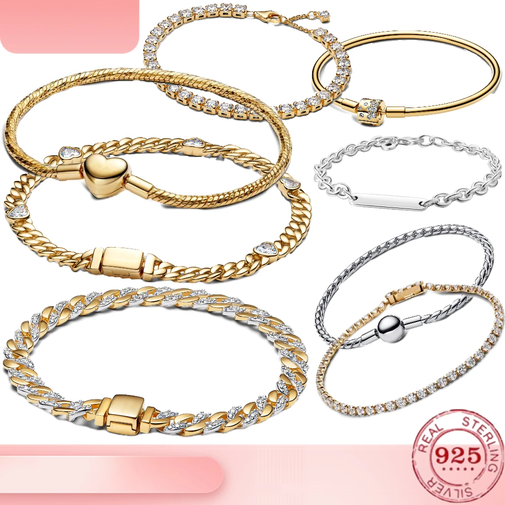 Rundes Armband aus 925er Silber mit Zirkonia, Damenarmband, Maria Idéa Armband, Festtagsarmband, Edles Schmuckarmband, Geschenke – Detail 1