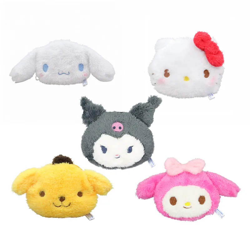 Sanrio Kawaii HelloKitty pluche portemonnee Kuromi MyMelody schattige mini-serie zak portemonnee hanger rugzak decoratie festival cadeau