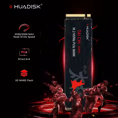 HUADISK Solid Disk M2 PCIE3.0 NVME SSD 3500MB/S 128GB 256GB 512GB 1TB 2TB Internal Solid State Drive Hard Disk For PC Laptop