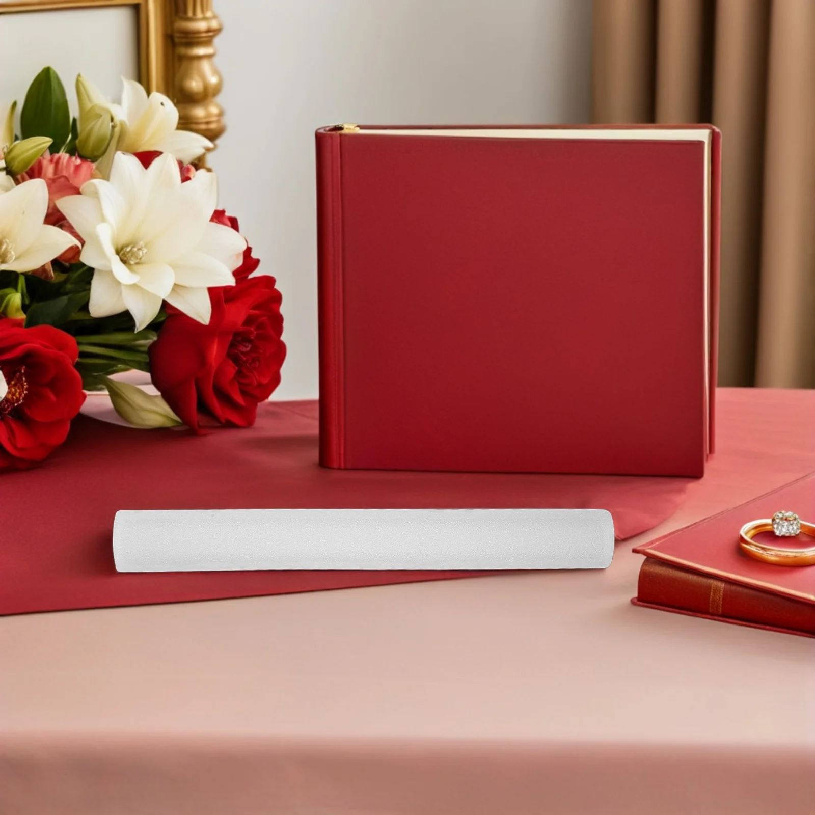 

12Pcs 40Cm Foam Cylindrical Rods White for Flower Arranging Foam Stick Craft Supplies Floral Blocks Bouquet Accessories Sturdy