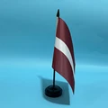 Black plastic pole