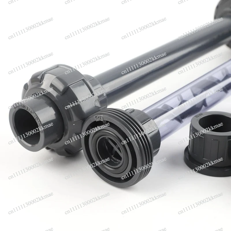 Static Pipe Mixer UPVC Transparent Flange Full Plastic Mixer