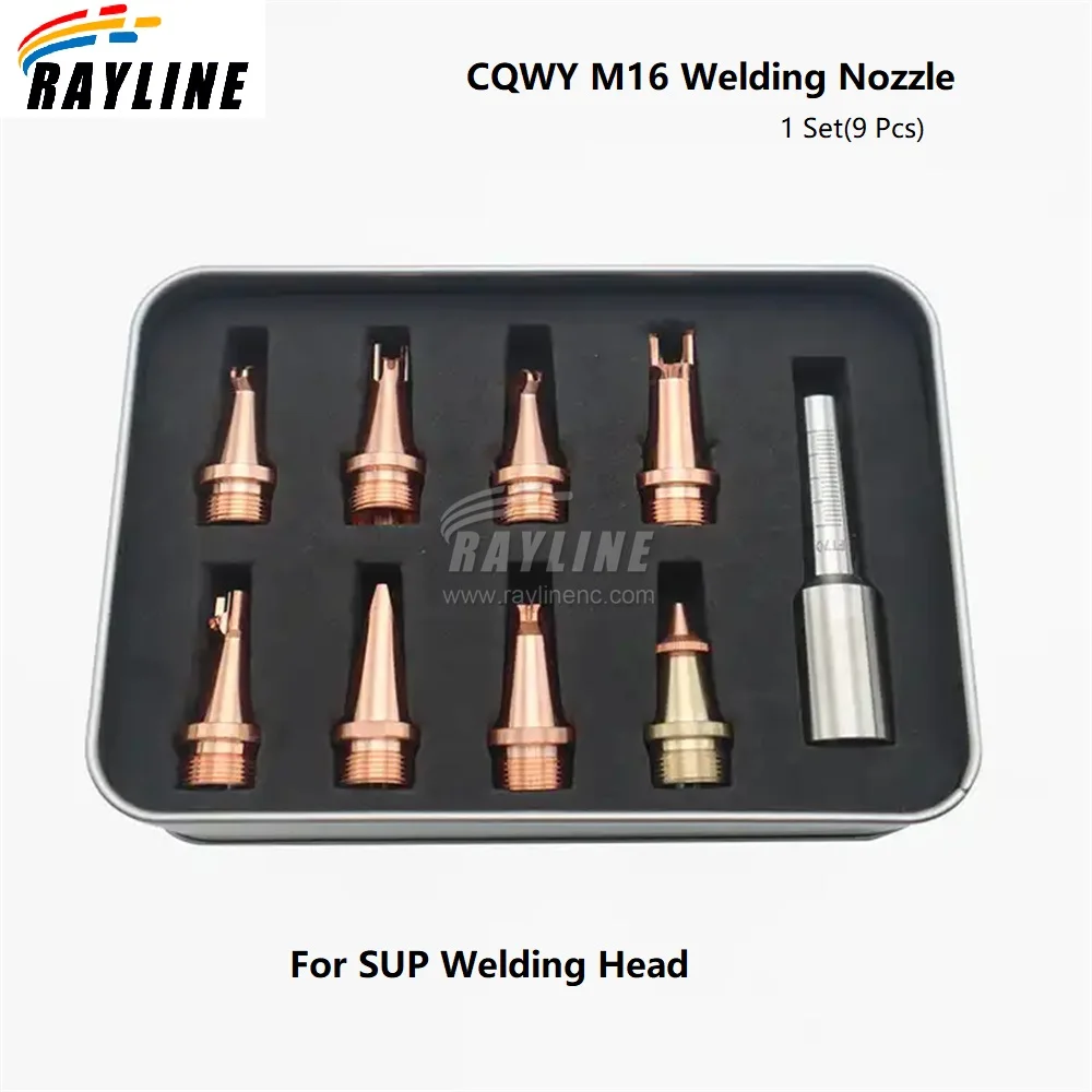 1 Set M16 SUP Packaged Hand-held Welding Nozzle Calibration Tube For WSX CQWY QILIN Laser Mental Welding Head Nozzle Connector