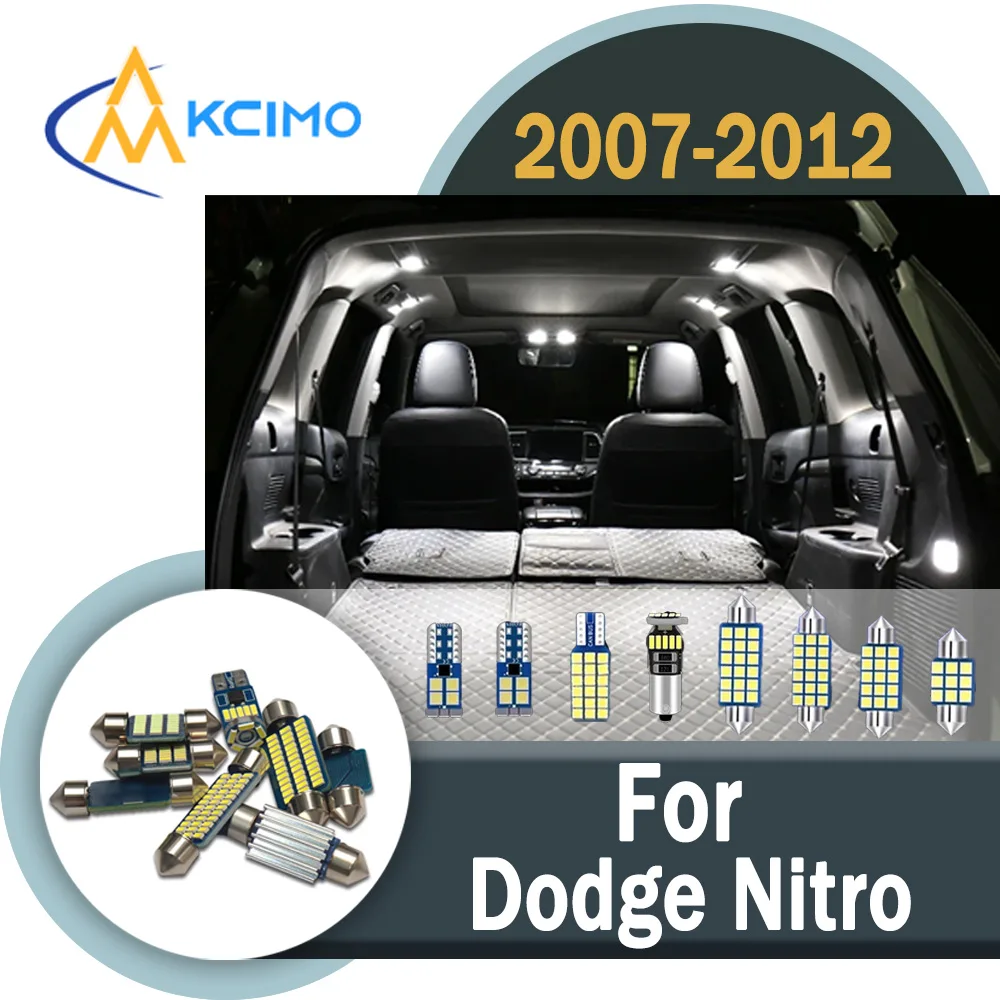 

Super Bright CANBUS Error-Free LED Interior Light Kit For Dodge Nitro 2007-2012 High Quality Flicker-Free Auto Bulbs Set
