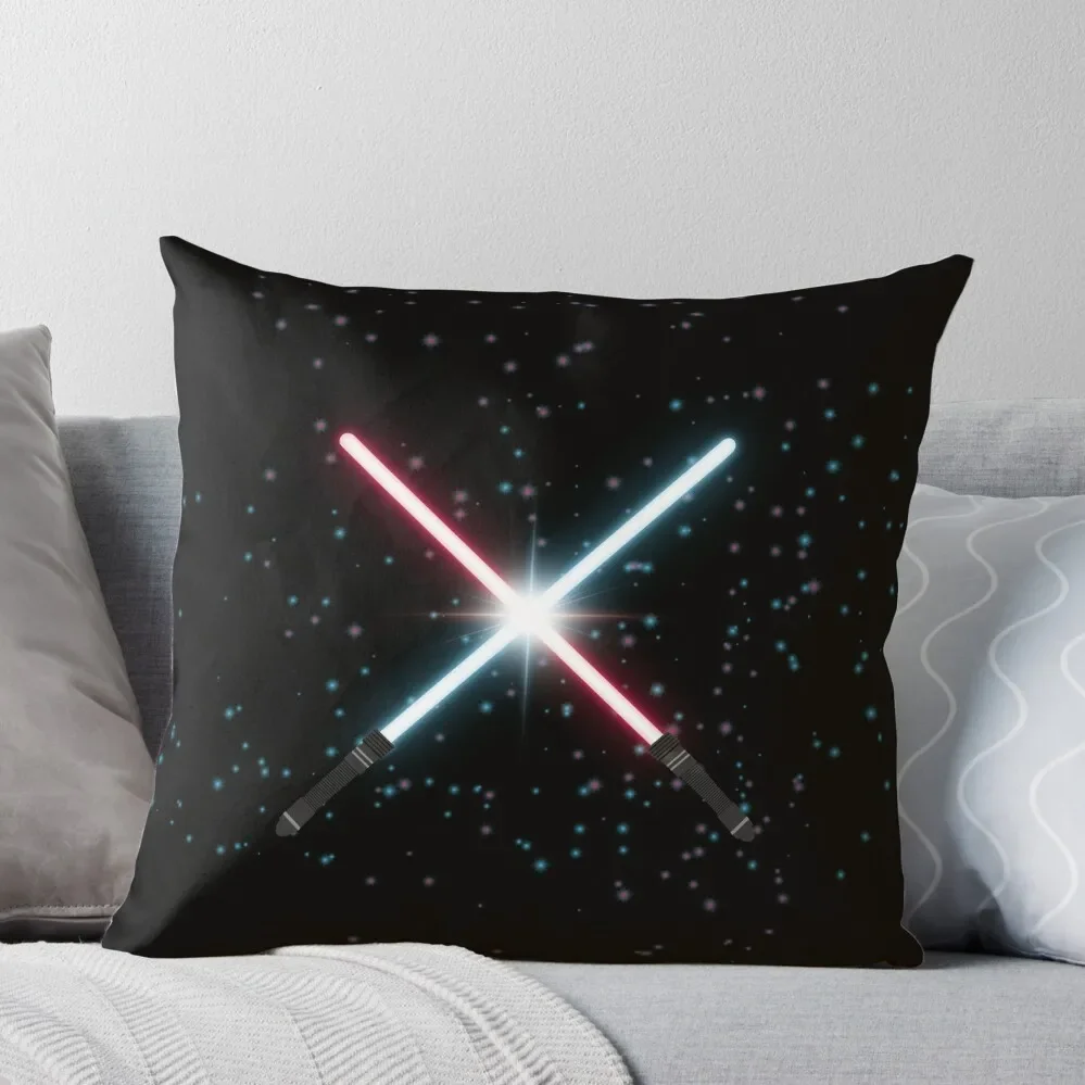 Lightsaber stardust Throw Pillow Christmas Throw Pillows Covers Room decorating items Luxury Pillow Cover Anime