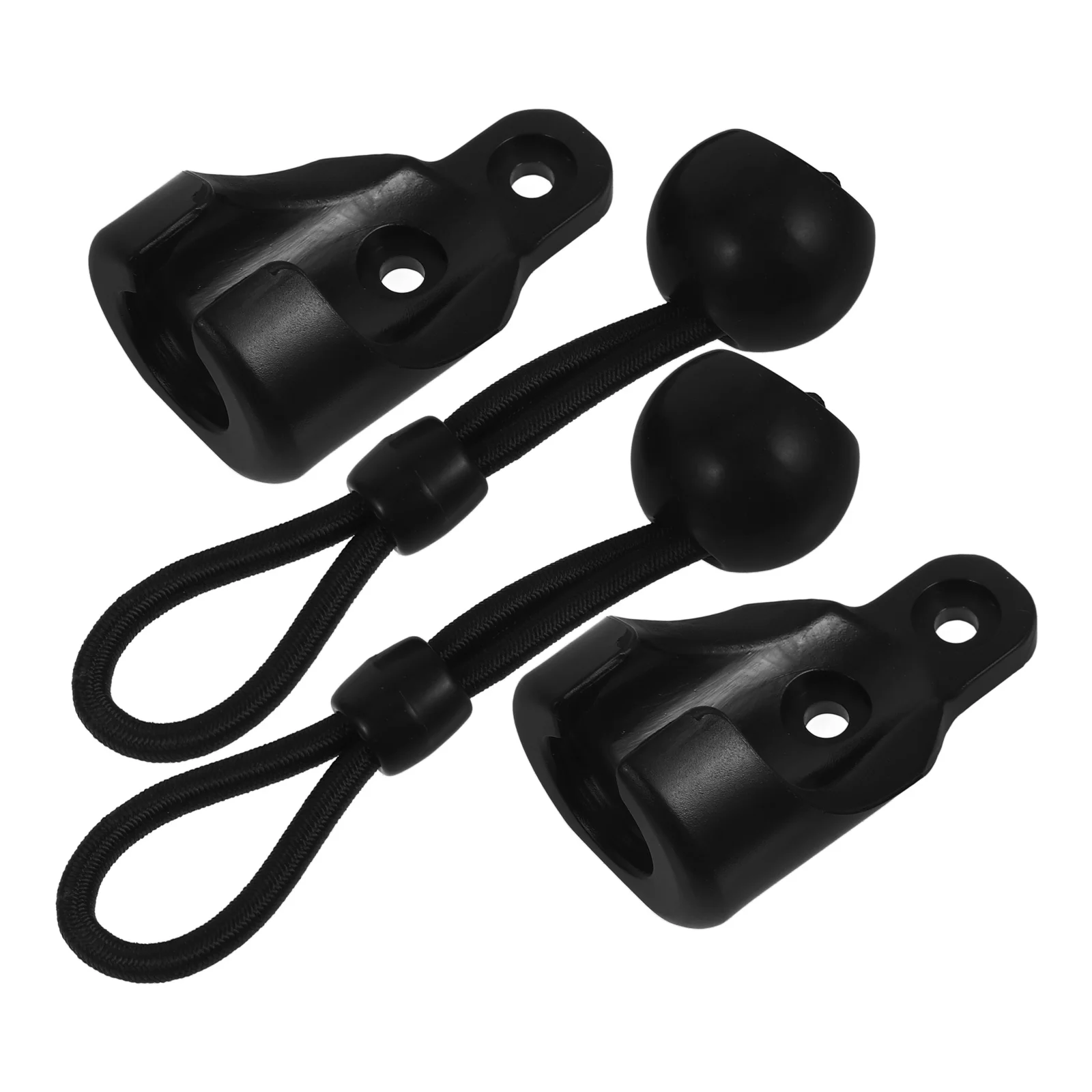 2 Sets of Plastic Bungee Tie for Blind Universal Replacement Mounting Brackets for Exterior Sun Shade