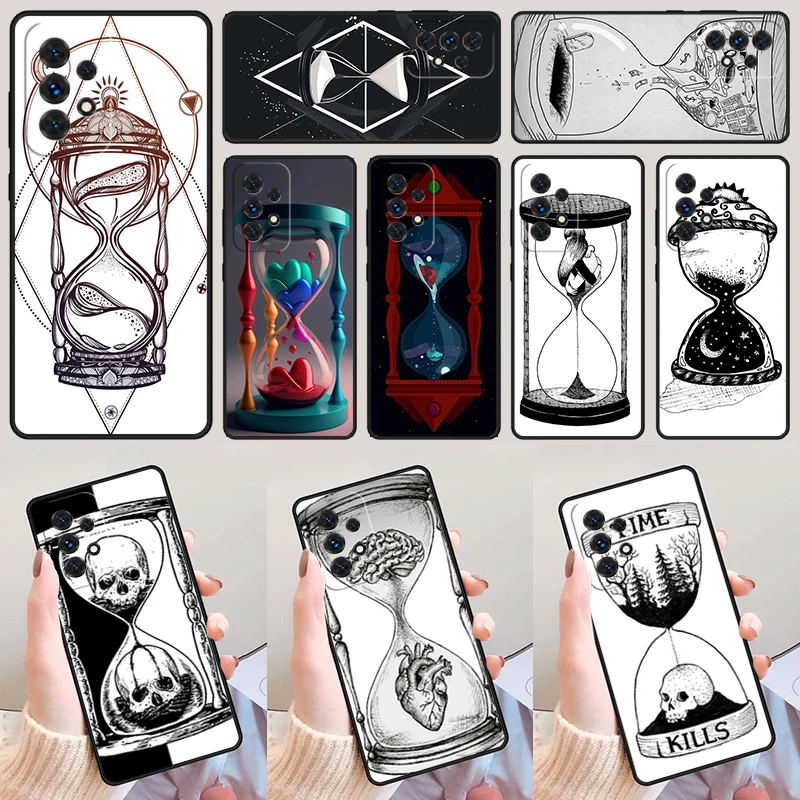 Hourglass For Samsung Galaxy A52 A72 A73 A20e A21S A50 A70 A11 A12 A42 A31 A40 A51 A71 A32 A80 A91 Phone Case