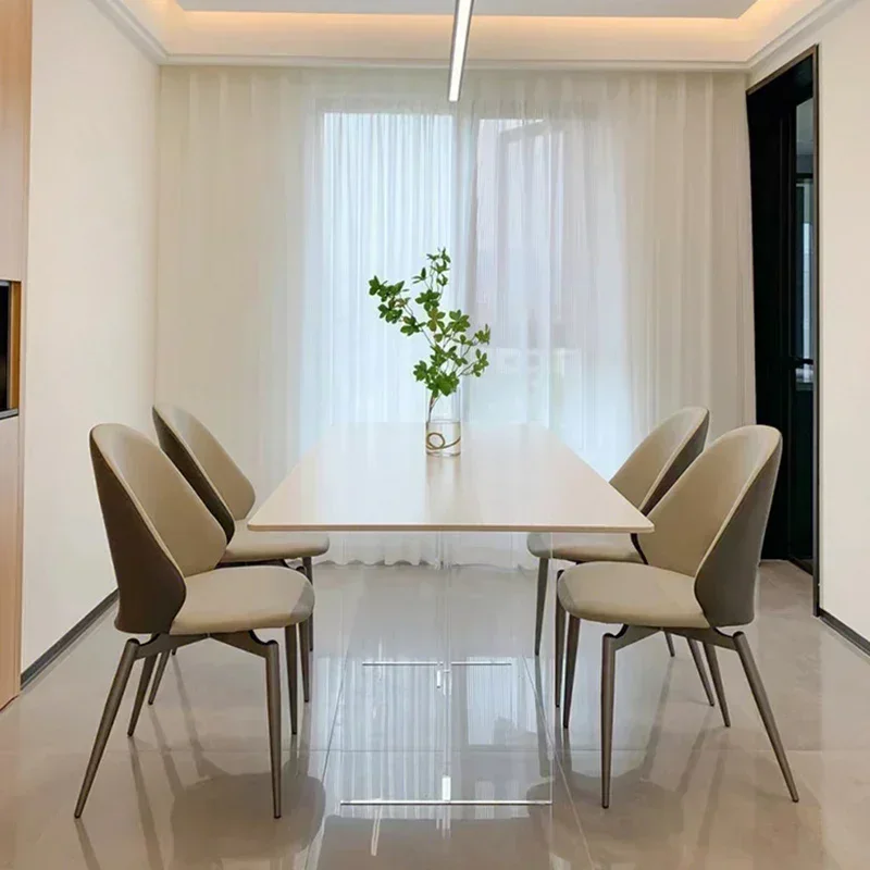 

Luxury Modern Dining Table Japanese Rectangle White Breakfast Dining Table Minimalist Kitchen Mesa Comedor Home Furniture