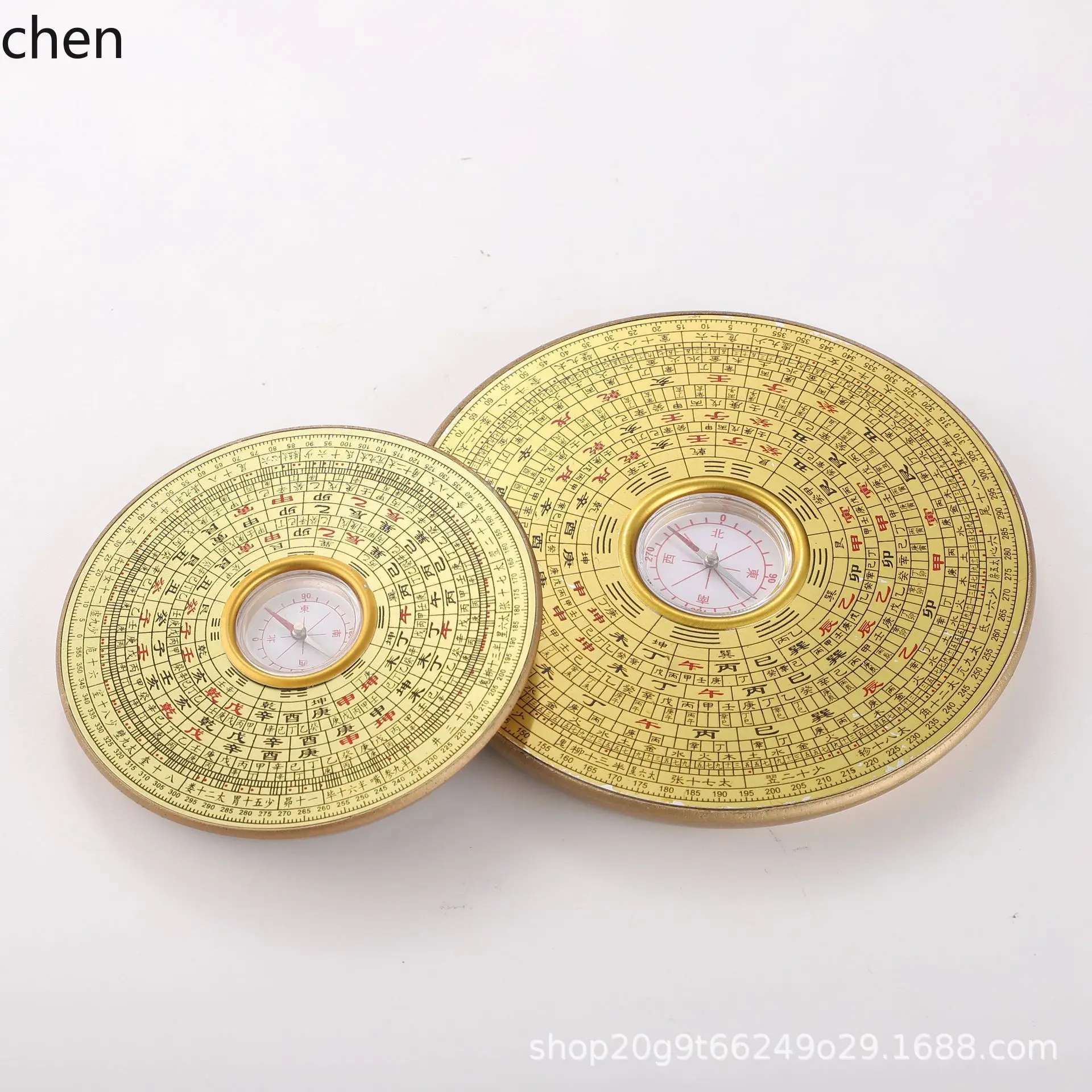 Cz pure copper compass feng shui compass luo yi xiangyun copper antique feng shui compass