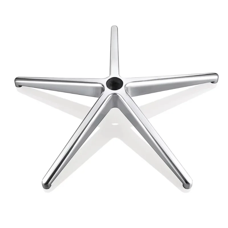 Foshan Furniture Leg Manufacturer Modern Heavy Duty Durable Polish 5 Star Chair Legs Metal Office Swivel Chair Base PQ-P13