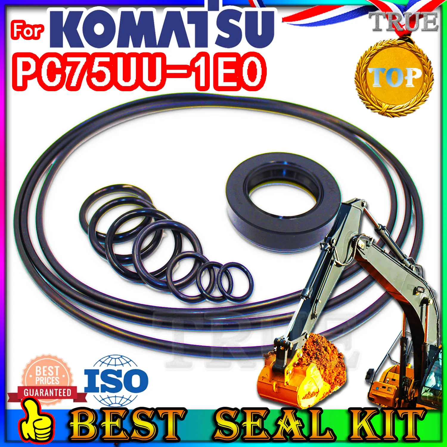 

For KOMATSU PC75UU-1E0 Oil Seal Repair Kit Boom Arm Bucket Excavator Hydraulic Cylinder PC75UU 1E0 Wheel ZENOAH Control Blade