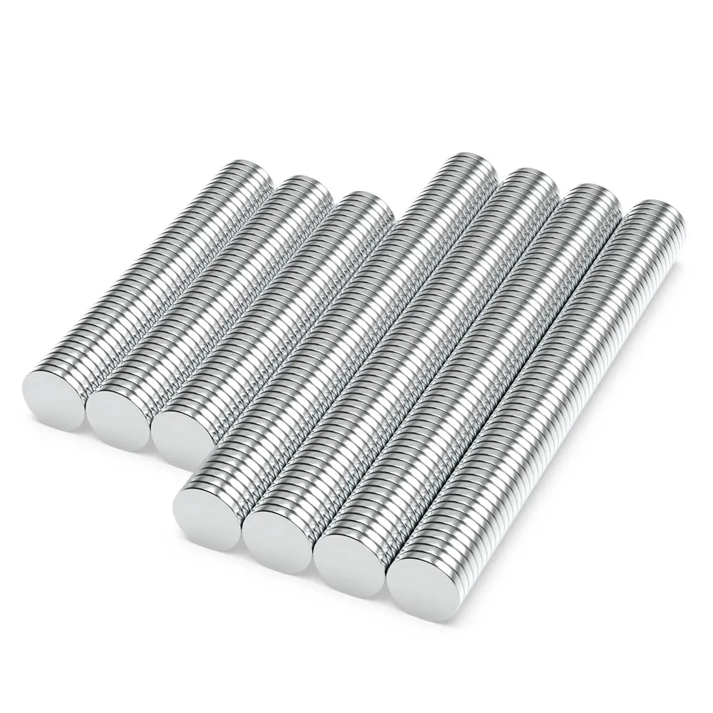 12x2mm N35 Ímã de neodímio super forte redondo NdfeB Ímãs magnéticos permanentes poderosos ímãs de geladeira 12*2