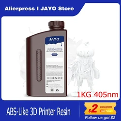 JAYO/SUNLU Resina per stampante 3D simile a ABS Perforabile 405nm Resina fotopolimerica a fusione UV rapida adatta per stampanti 3D LCD 2K 4K 6K 8K