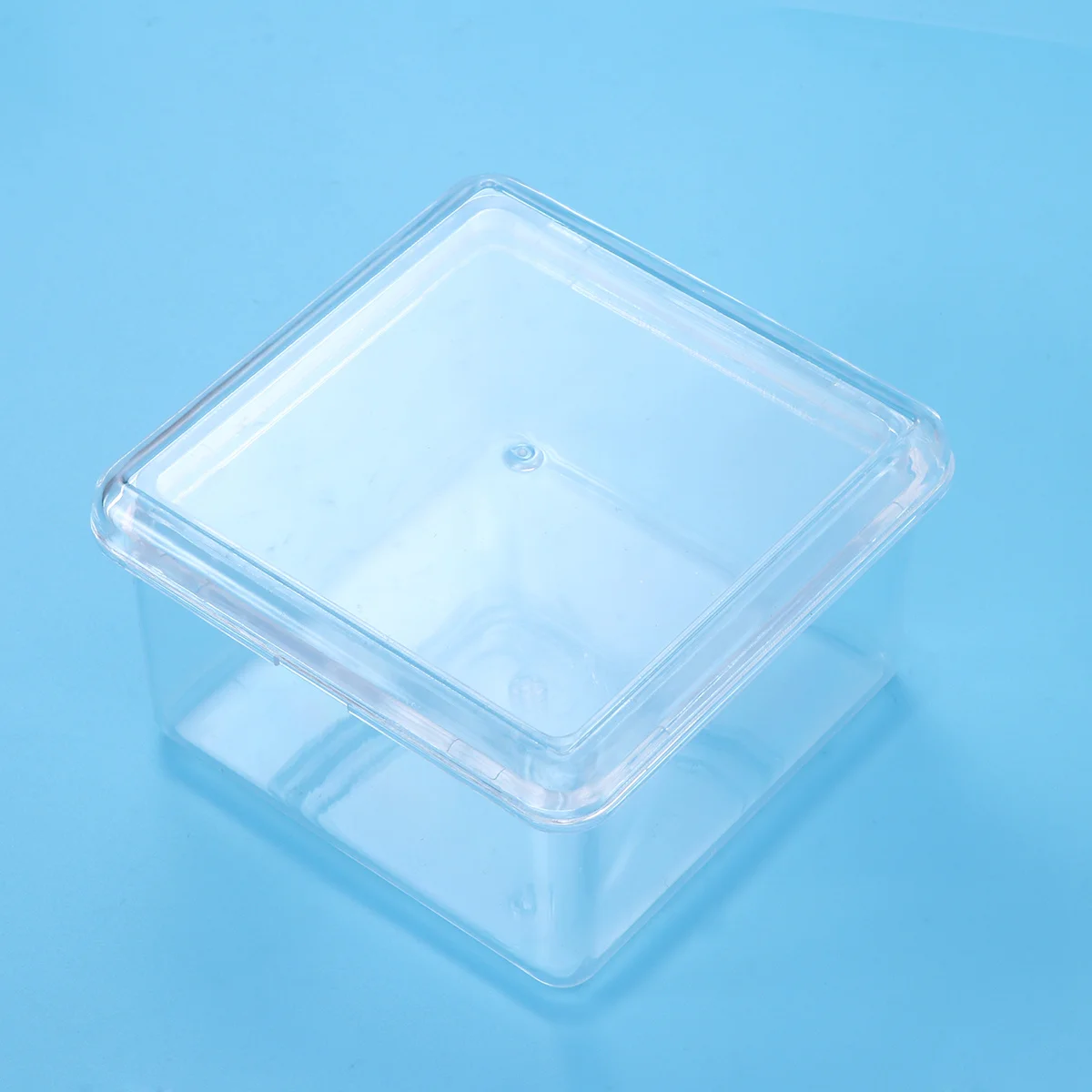 

9x9cm Clear Acrylic Makeup Organizer Box Transparent Storage Case for Lipstick Perfume Cosmetics Clear Case