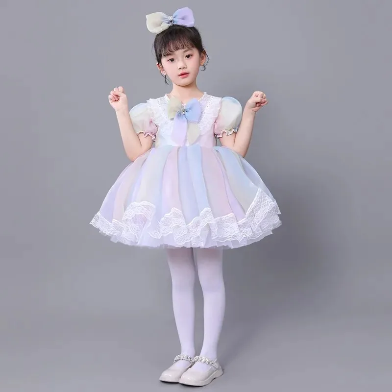 Vestido de balé de verano para niñas vestido de balé traje de dança trajes ballet para dança leotardo ropa dança para niñas