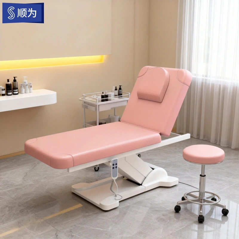 Massage Table & Bed,Beauty Salon Furniture,, , Beauty Salon Plastic Surgery Injection , Foldable Embroidery Bed, Chair, Adjustab