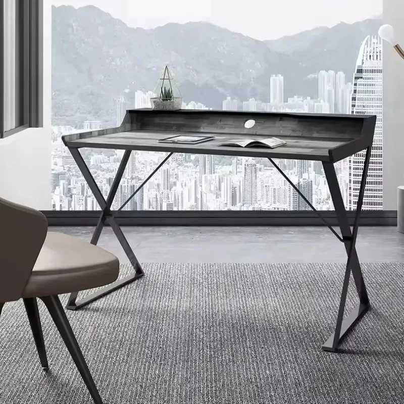 Computer workstation Small space desk, wooden home office study desk Simple writing desk