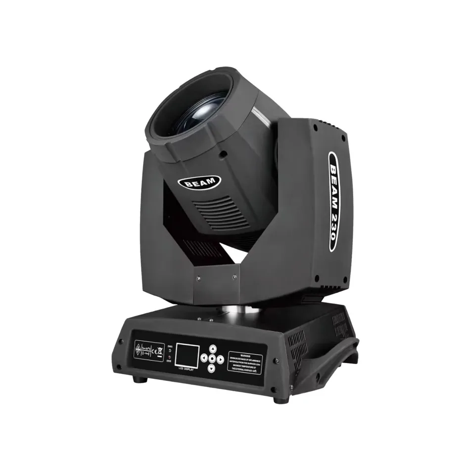 2Pcs Lyre 230W 7R Beam Bulb Moving Head Lighting Rainbow for Wedding Nightclub Theater Disco Performance  flycase 16CH DMX512 230W 7R