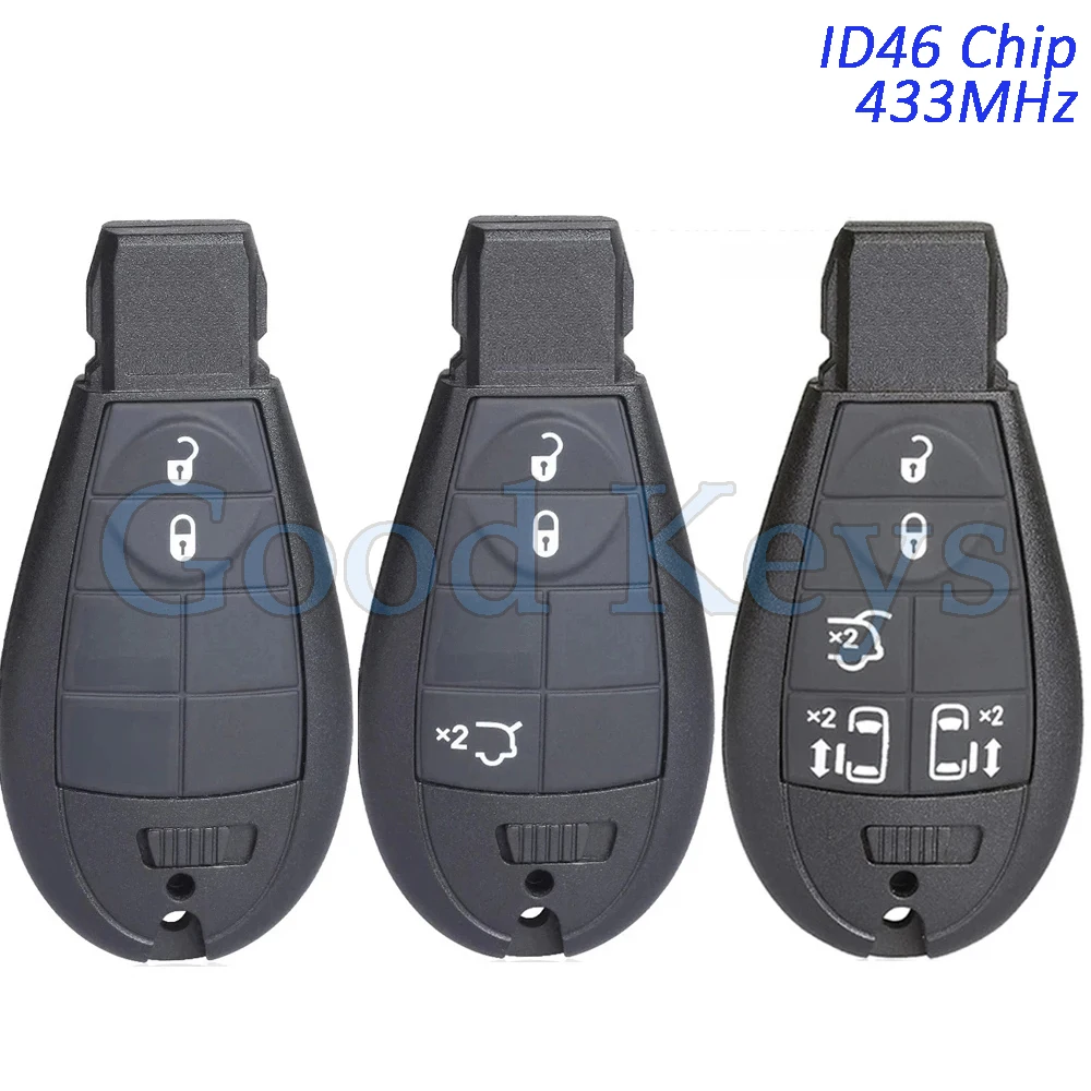 M3N5WY783X Smart Remote Fobik Key Fob for Jeep Commander Grand Cherokee for Chrysler 300C for Dodge Grand Voyager 433MHz ID46