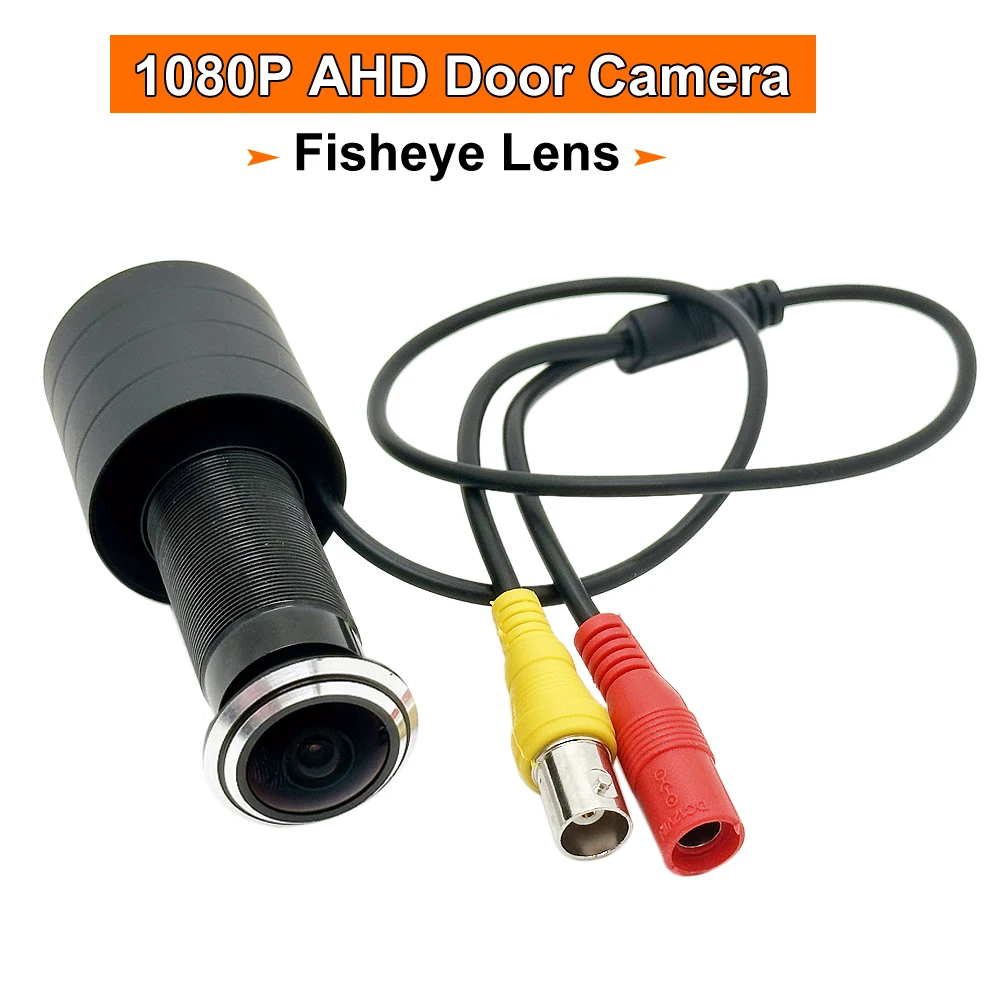 160 Degree Fisheye Lens 2MP CCD Sensor Indoor Home Door Eye Hole Peephole Mini Bullet HD 1080P AHD Camera 90degree in 720P AHD C