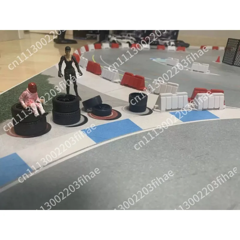 RW00 drift track track map for1/28 and 1/24 scale cars