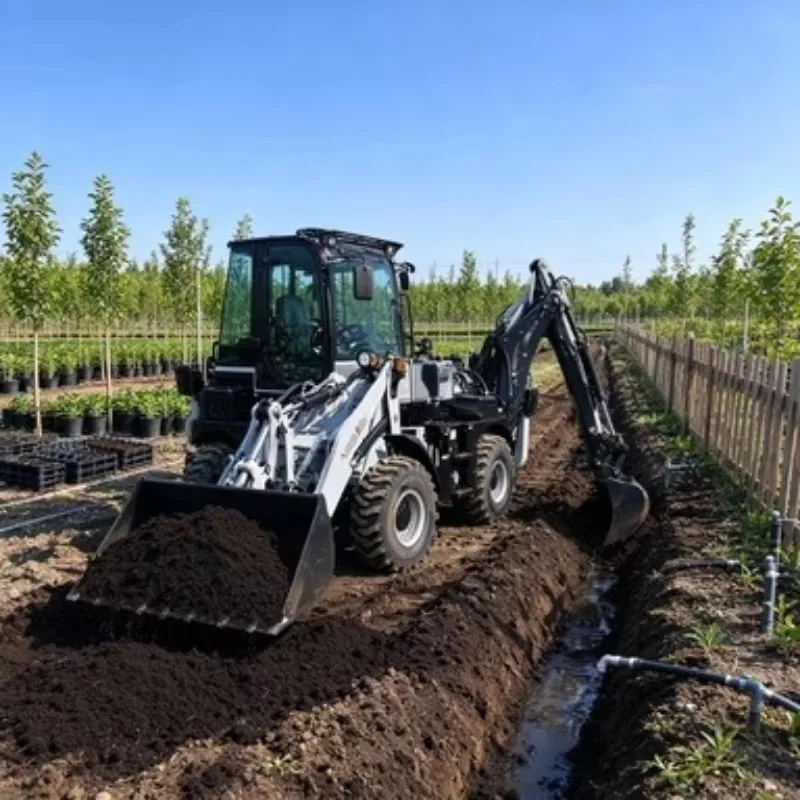 Best Price Heavy Duty Equipment 620CH Multifunctional & High Performance Backhoe Loader for Garden Landscaping & Excavation