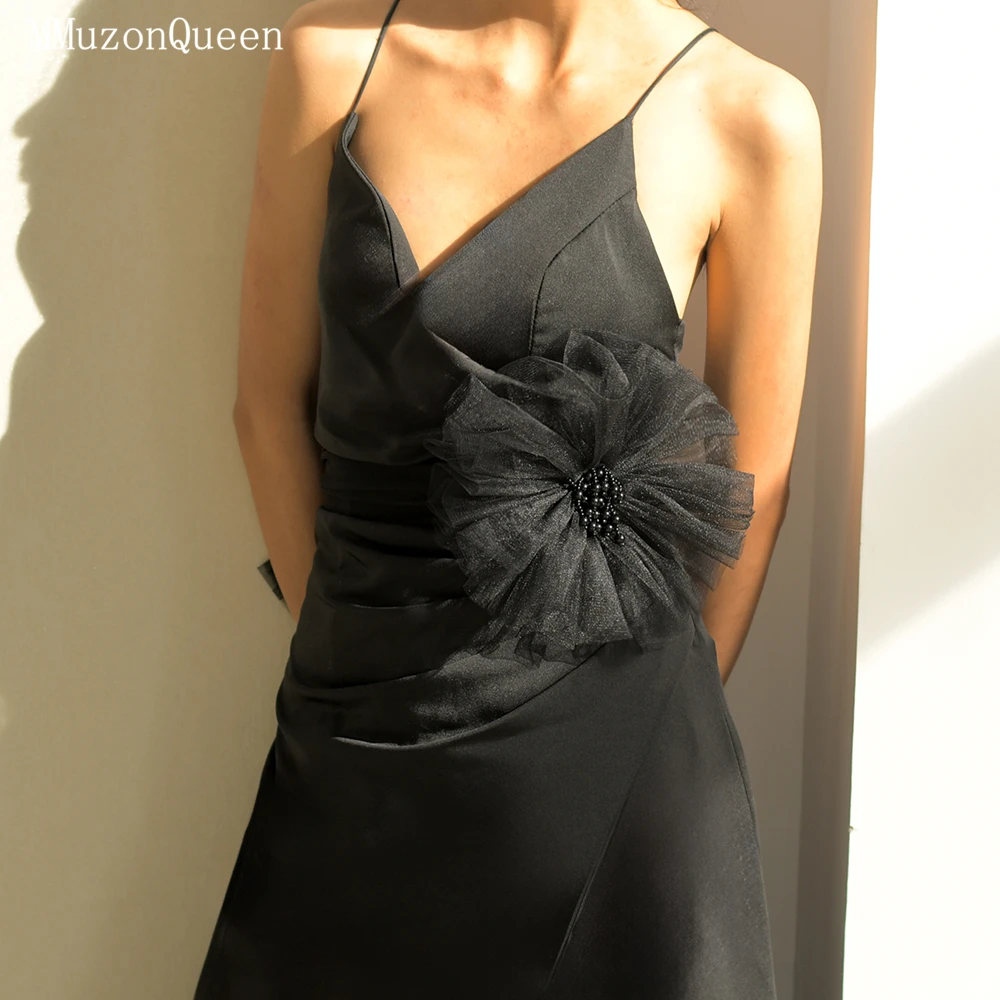 

TOPQUEEN Свадебный пояс с цветочным принтом, черные аксессуары для платья на шнуровке, аксессуары для выступлений по индивидуальному заказу velo de novias MG62