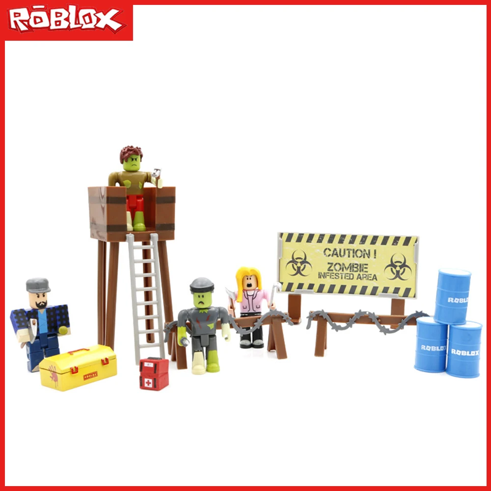 Roblox Game New Cartoon Doll with Accessories Handmade Game Zombie Attack Model Boxed Children Birthday Christmas Gift