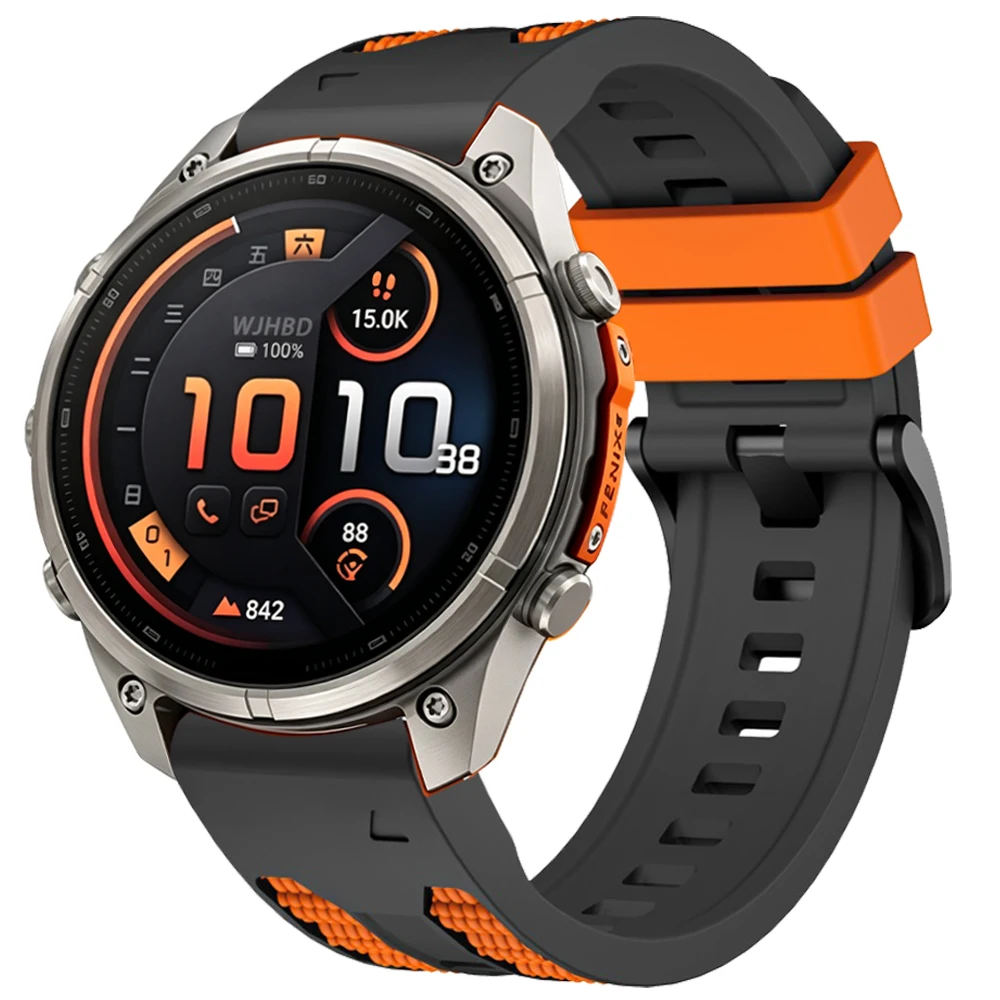 QuickFit Strap 26mm 22mm for Garmin Fenix 9 9Pro E 8 7 7X Pro Tactix 8 7 Sports Silicone Band Forerunner 970 965 Bracelet Correa
