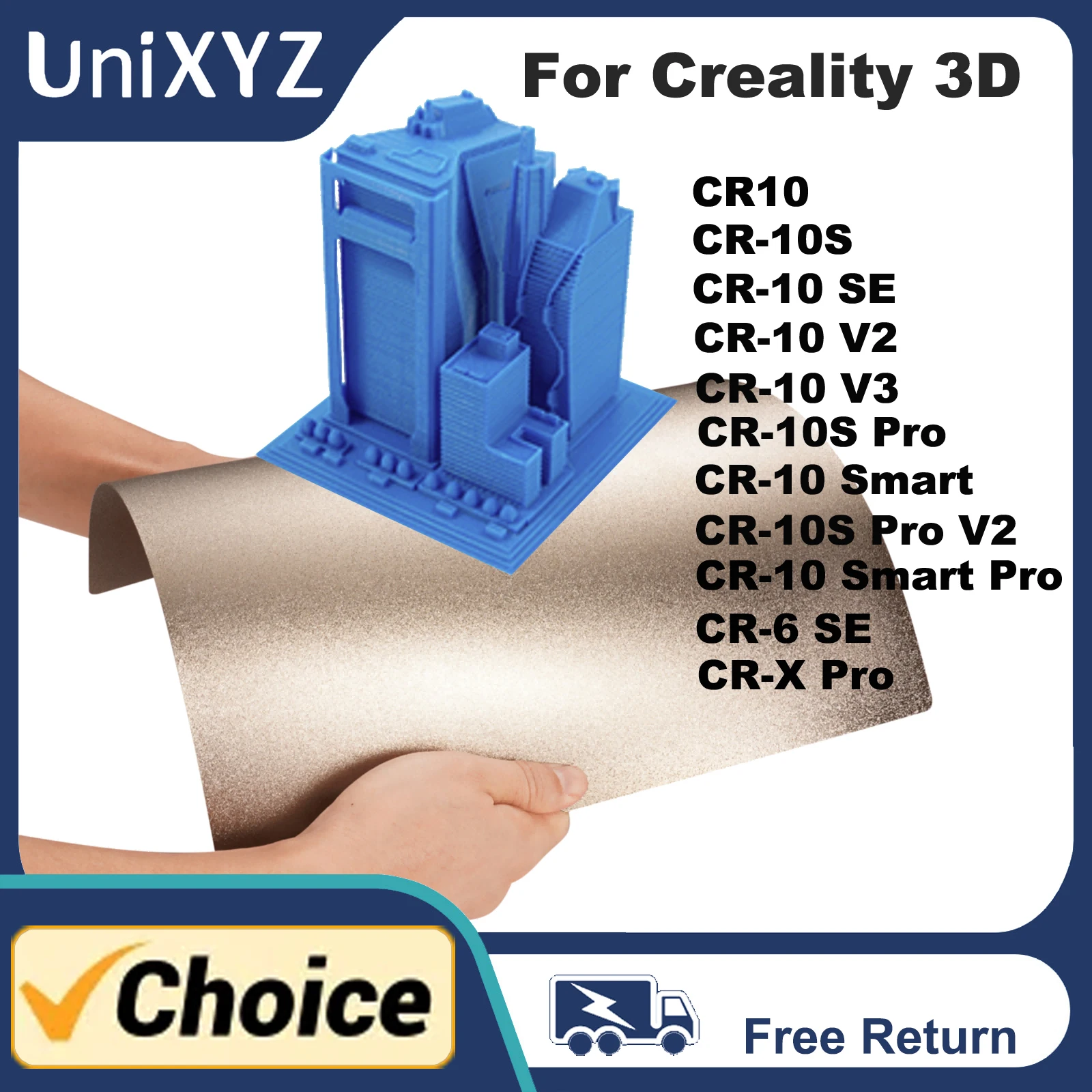 

Магнитный лист PEI для 3D-принтера, пружинная стальная пластина для Creality CR10 SE V2 V3 CR10S CR-10 Smart Pro CR6 SE CR X Pro, сборная пластина