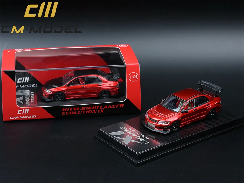 

CM Model 1:64 Lancer Evo IX Voltex Red Diecast Model Car