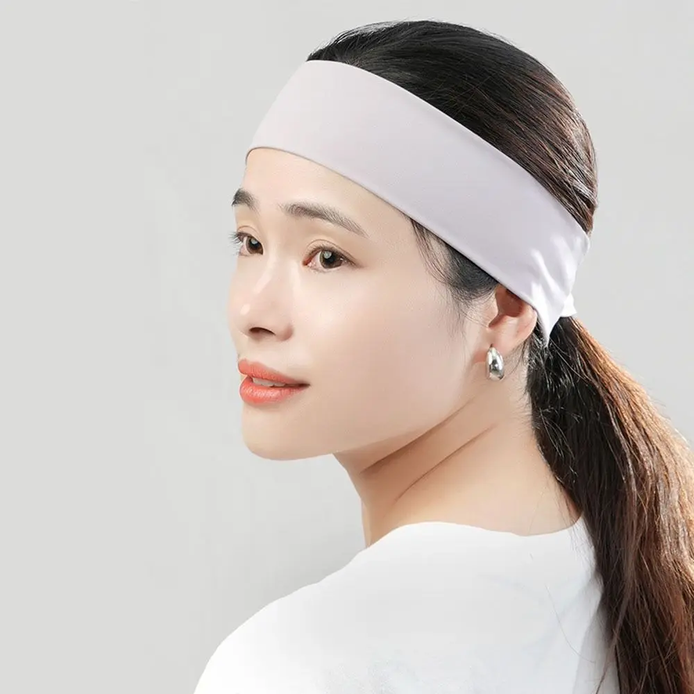 Elastic Sport Headbands Absorbent Sweat Non-Slip Design Yoga Headbands Soft Stretchy Breathable Ponytail Holder Head Band