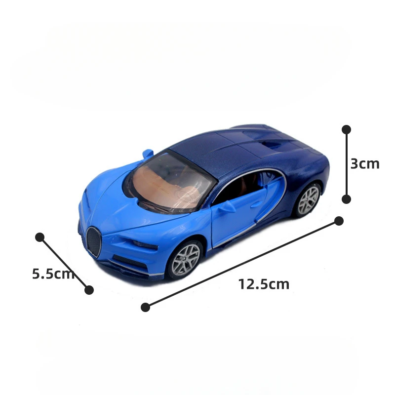 Sports car model 1:36: Sports car simulation alloy car model, rebound door opening, cake decoration, home decoration  Car toys