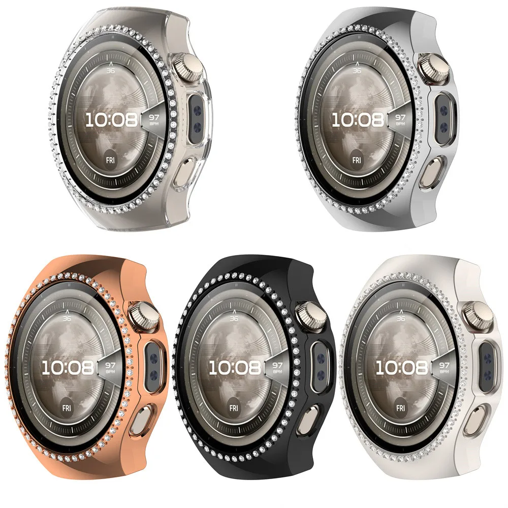 

Чехол-чехол для Huawei Watch 5, однорядный защитный чехол с бриллиантами