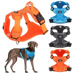 Durable Dogs Vest Harness Reflective Explosionproof Labrador French Bulldog Harness Pet Chest Strap for Mid Big Dogs Accessories