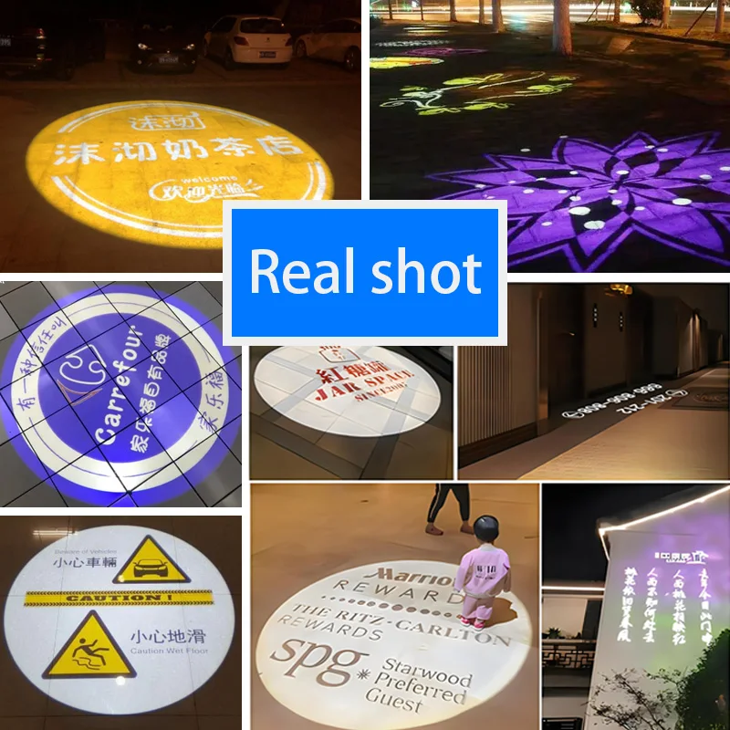 50W Advertising Projector Lamp Outdoor Custom  Ip67 Hd Pattern Led Logo  Projector