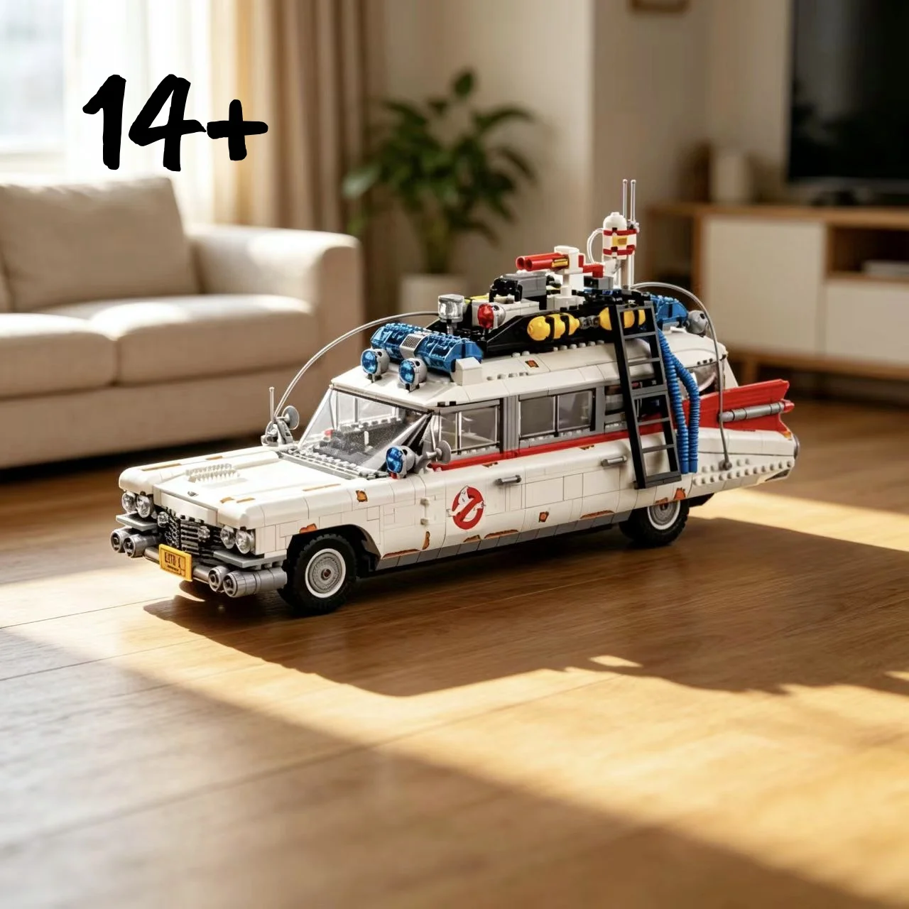 2026 new 2352PCs Ghostbusters ECTO-1 model ornament 3D modeling home desktop decoration birthday Christmas gift