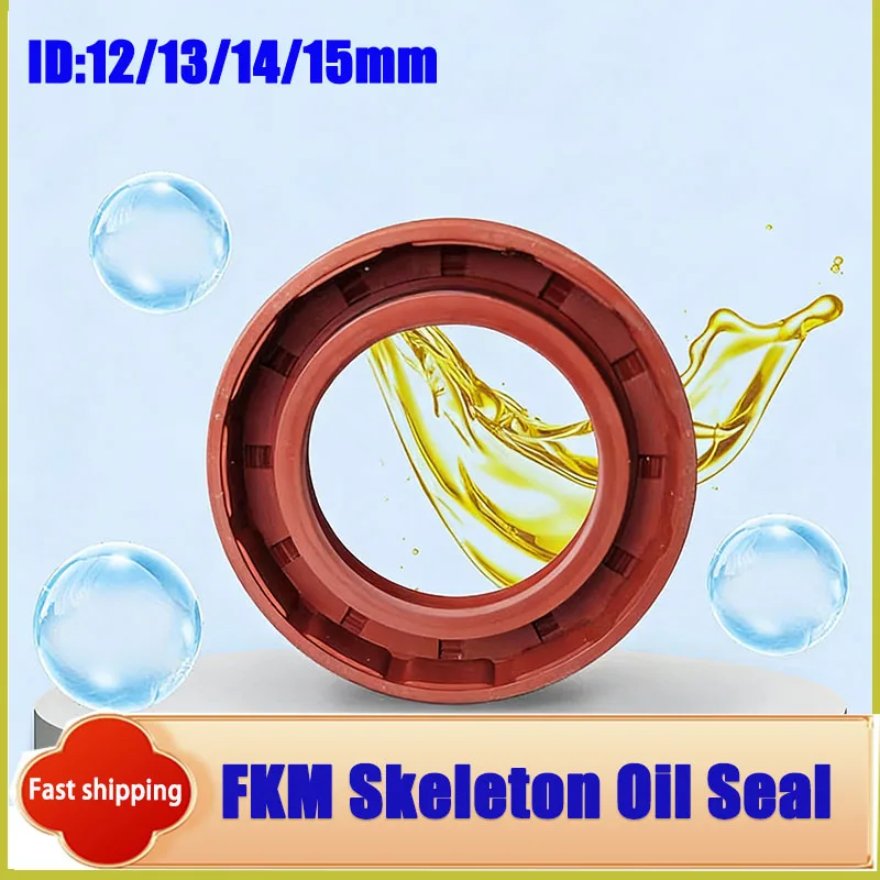 TC/TG Type FKM Skeleton Oil Seal Anti‑Aging Oil Resistant High Temp Stable Sealing Gasket Industrial Machinery Parts