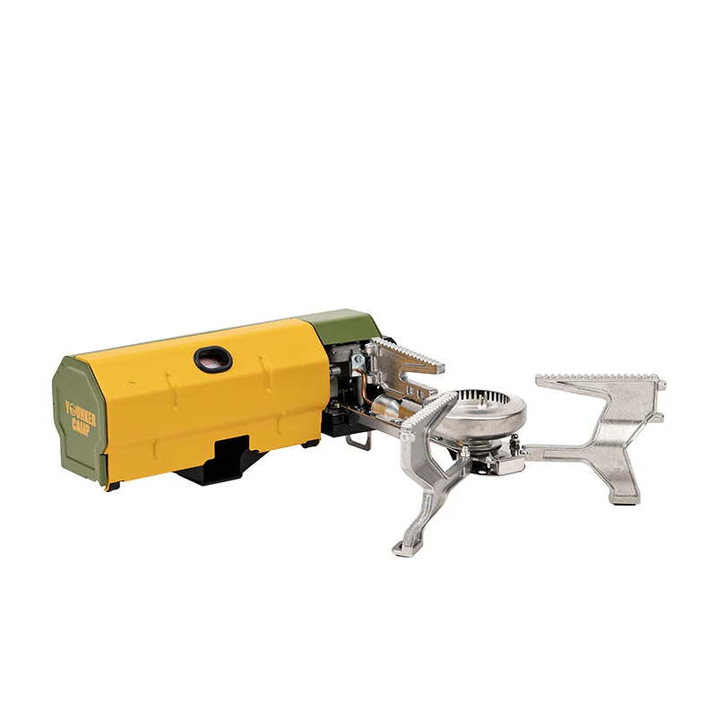 Long Type Cassette Gas Cooker Pumpkin Stove Outdoor Gas Stove Storage Type Portable Camping Tools Cassette Gas Cooker