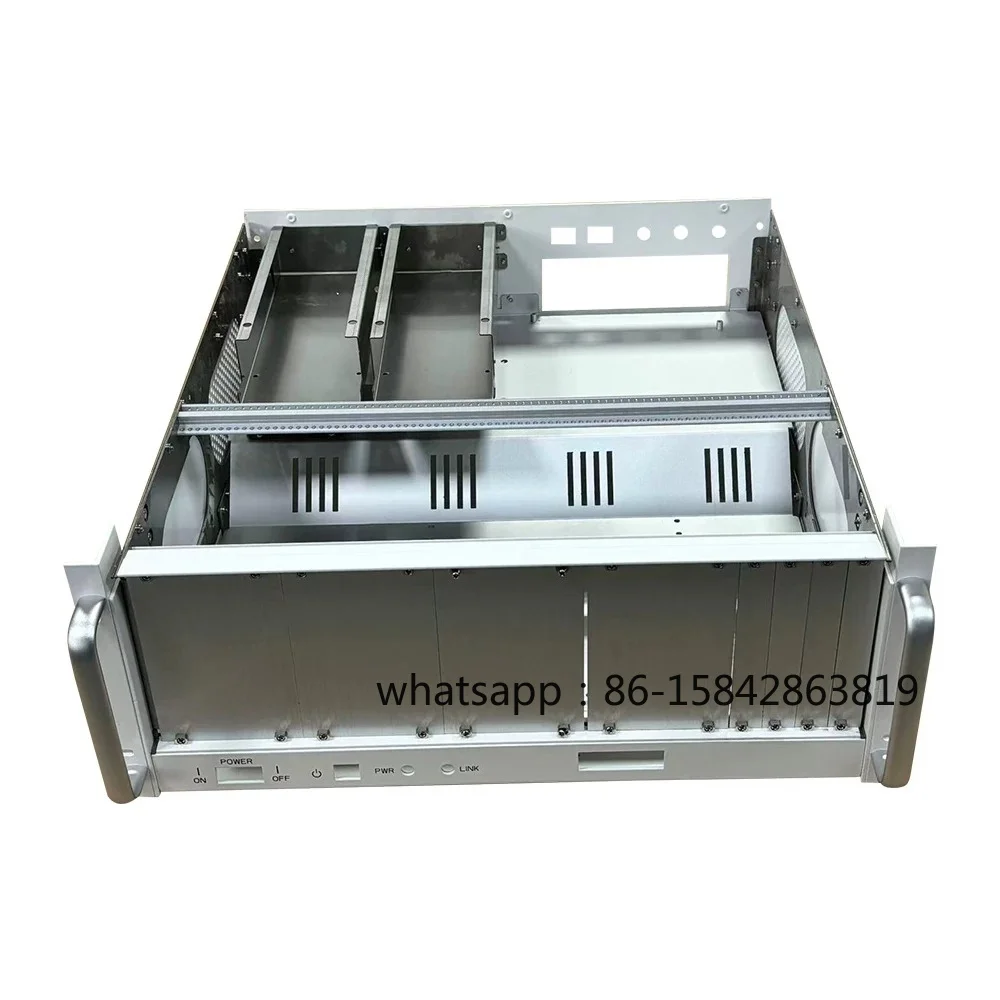 All-aluminum industrial control chassis 19-inch 4U rack-type chassis supports power card chassis customization