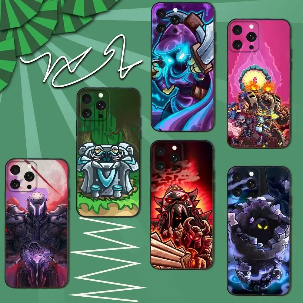 

K-Kingdom Game R-RushS Phone Case For iPhone 12,13,14,11,12,17,16,15,Plus,Pro Max,XS,X,XR,SE,Mini,Soft Silicone Black Cover