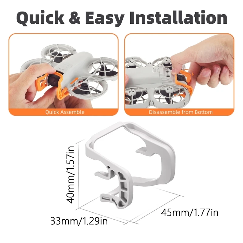 Lightweight Camera Lens Protective Guard Bumper for Quadcopter Repair