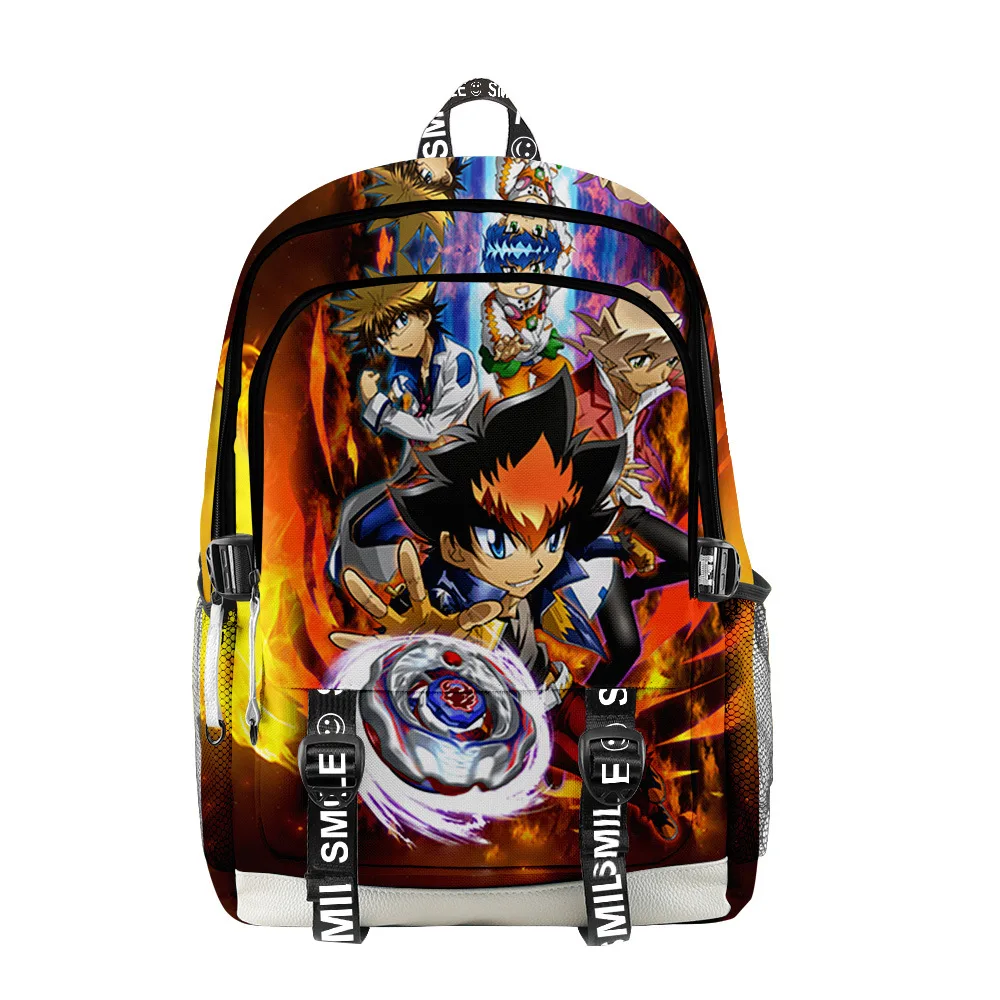 Trendy Popular Beyblade Burst Evolution School Bags Unisex 3D Print Oxford Waterproof Notebook multifunction Travel Backpacks